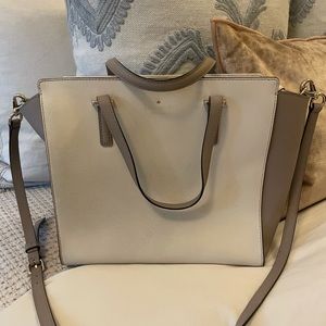 Kate Spade leather tote with strap